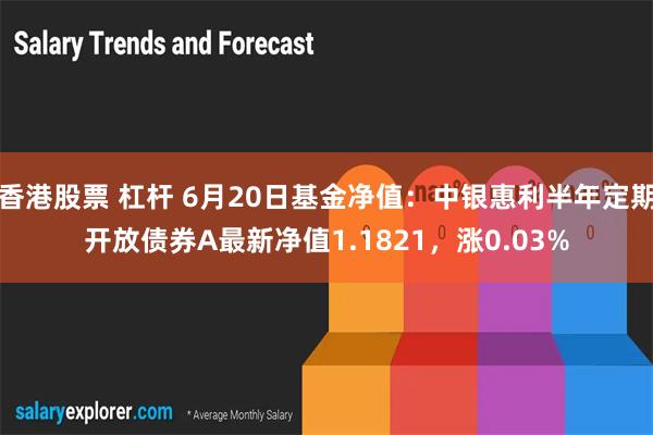 香港股票 杠杆 6月20日基金净值：中银惠利半年定期开放债券A最新净值1.1821，涨0.03%